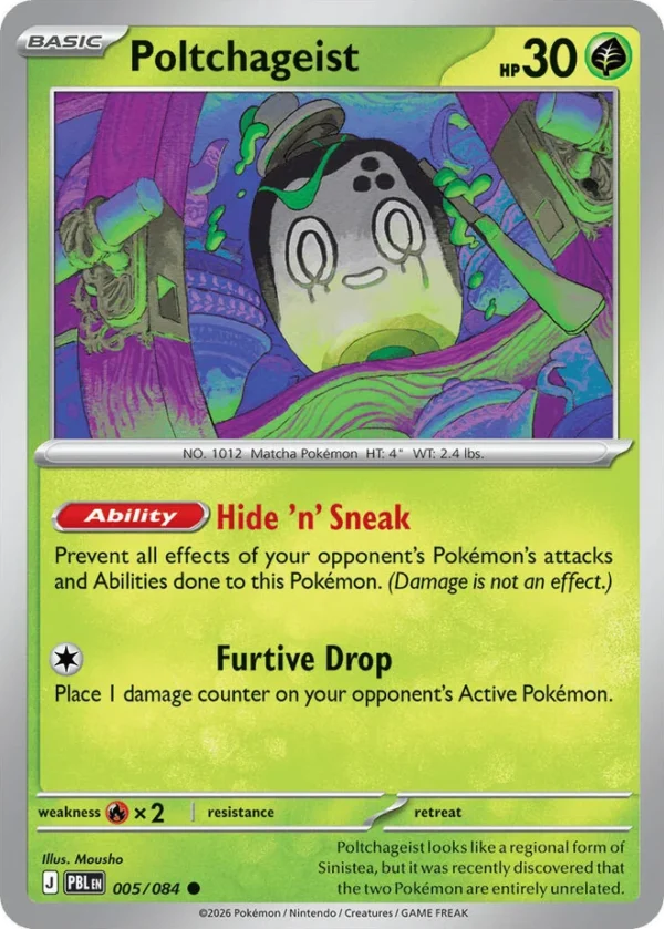 pokemon-pitch-black-005-poltchageist Pokémon Pitch Black Poltchageist 005/84
