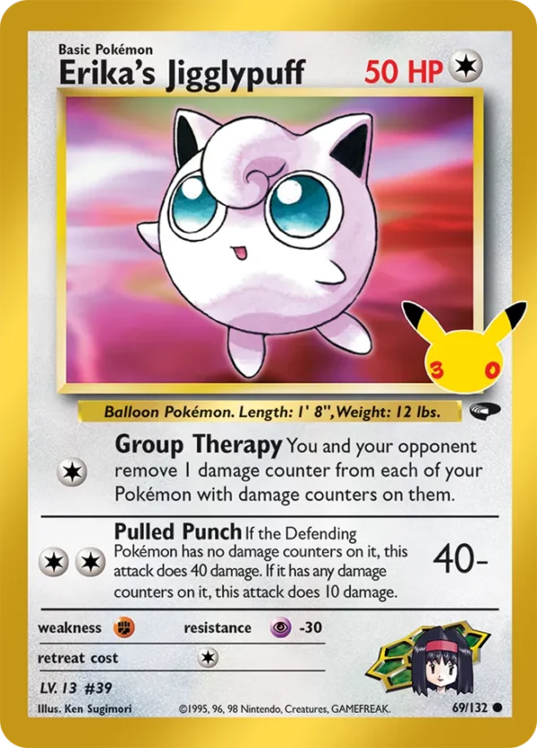 Pokémon 30th Celebration Erika's Jigglypuff 69/132