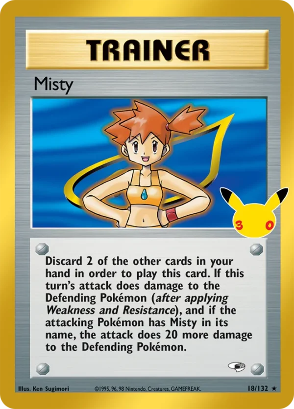 Pokémon 30th Celebration Misty 18/132