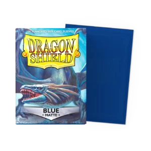 Dragon Shield Matte Sleeves Standard Size (100) - Blue Dragon Shield Matte Sleeves Standard Size (100) - Blue verpakking