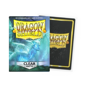 Dragon Shield Matte Sleeves Standard Size (100) - Clear Dragon Shield Matte Sleeves Standard Size (100) - Clear verpakking